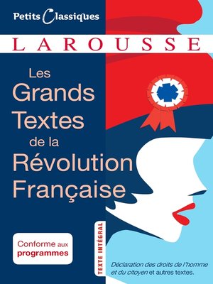 cover image of Les grands textes de la révolution française